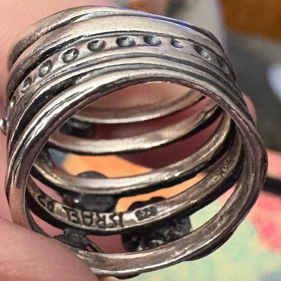 New without tags Or Paz sterling silver 925 and Chrome Diopside ring - size 6 - Picture 4 of 7